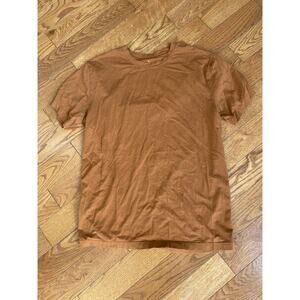 Fabletics | Short Sleeve Athletic Poly Cotton T-Shirt | Men's | Orange | Medium